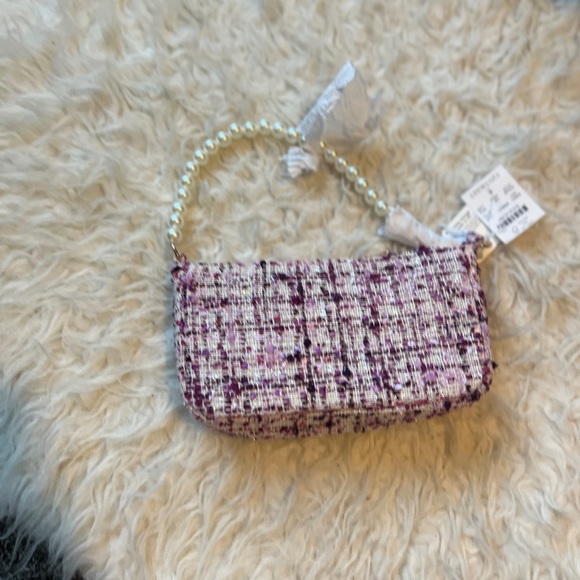 Crewcuts Purse with Pearl Detail on strap. Tags still on - Picture 3 of 4